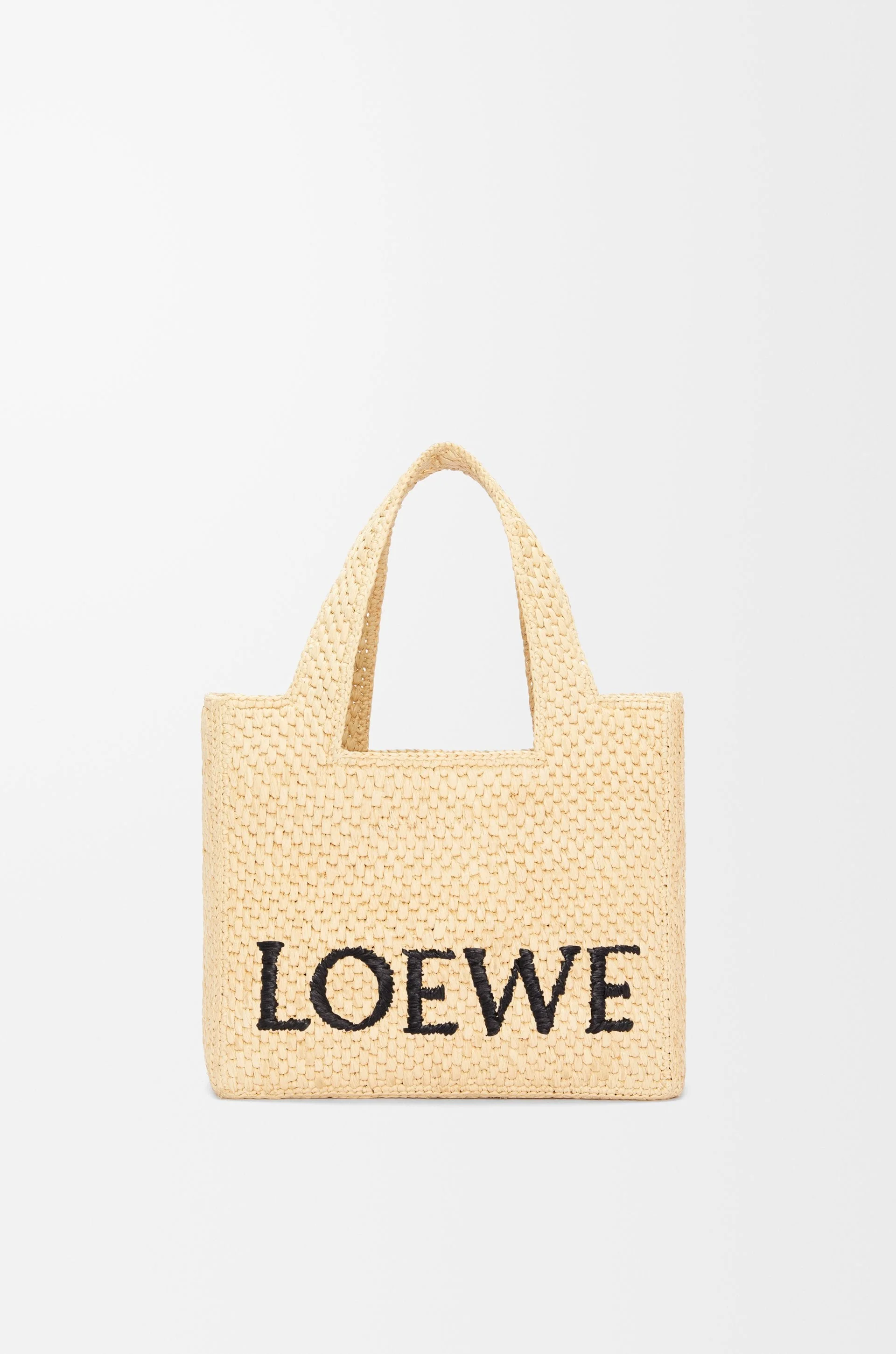 [Loewe] Very popular ★ Spring and summer staple Raffia Font Tote