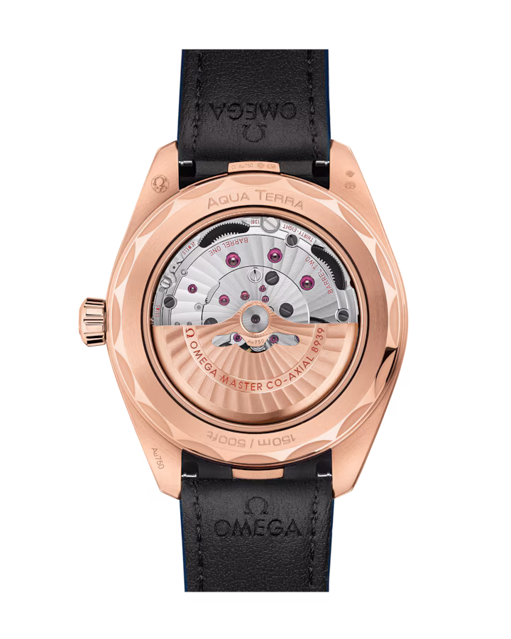 Omega Seamaster Aqua Terra 150M 43mm Silver Dial Sedna™ 18k Rose Gold Strap 220.53.43.22.02.001