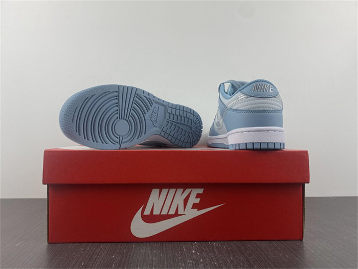 NK Dunk Low Clear Blue Swoosh DH9765-401