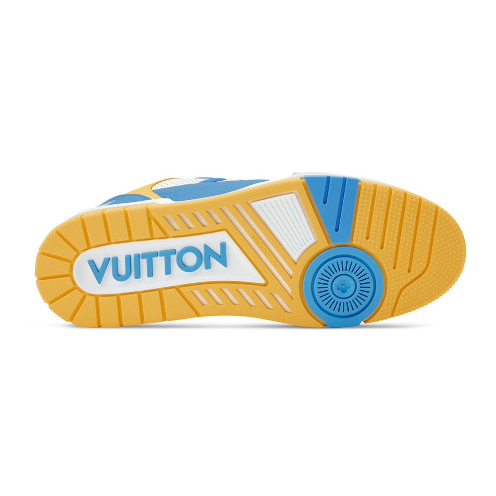 LV  Trainer Blue Velcro Strap Sneaker
