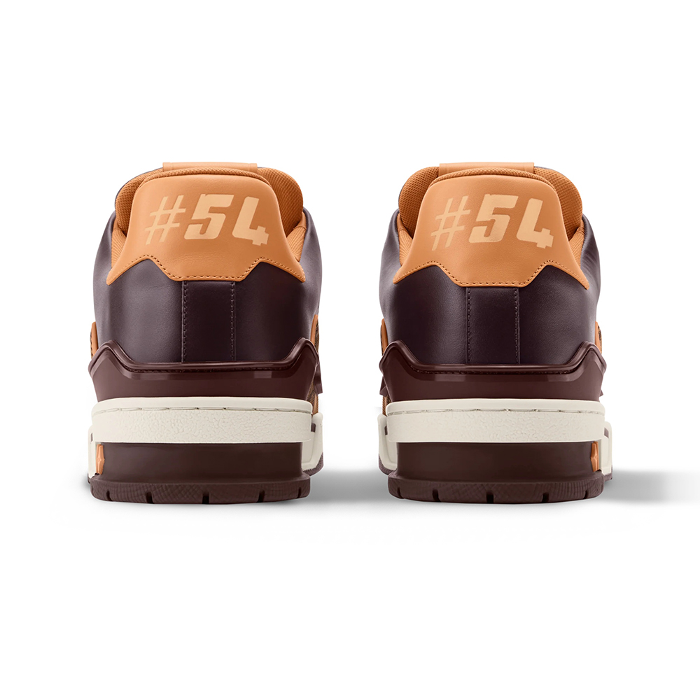 LV  Trainer Brown Monogram Leather Sneaker
