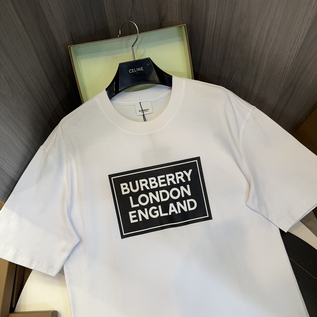 BBR 2024ss latest, logo printed cotton three-dimensional loose t-shirt
