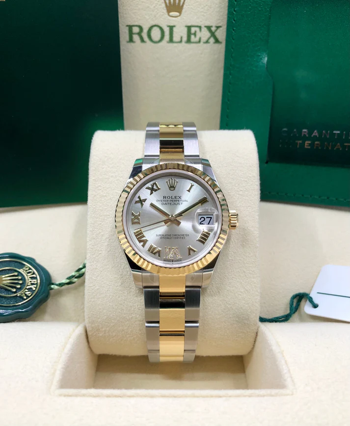 【Super Clone】RLX Datejust m278273-0003/0004 31mm Silver Dial Stainless Steel and Yellow Gold Oyster Watch