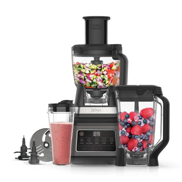 NINJA - Robot da cucina 3 in 1 BN800EU-GRIGIO/NERO