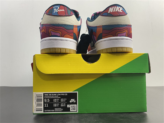 NK SB Dunk Low Pro Parra Abstract Art DH7695-600