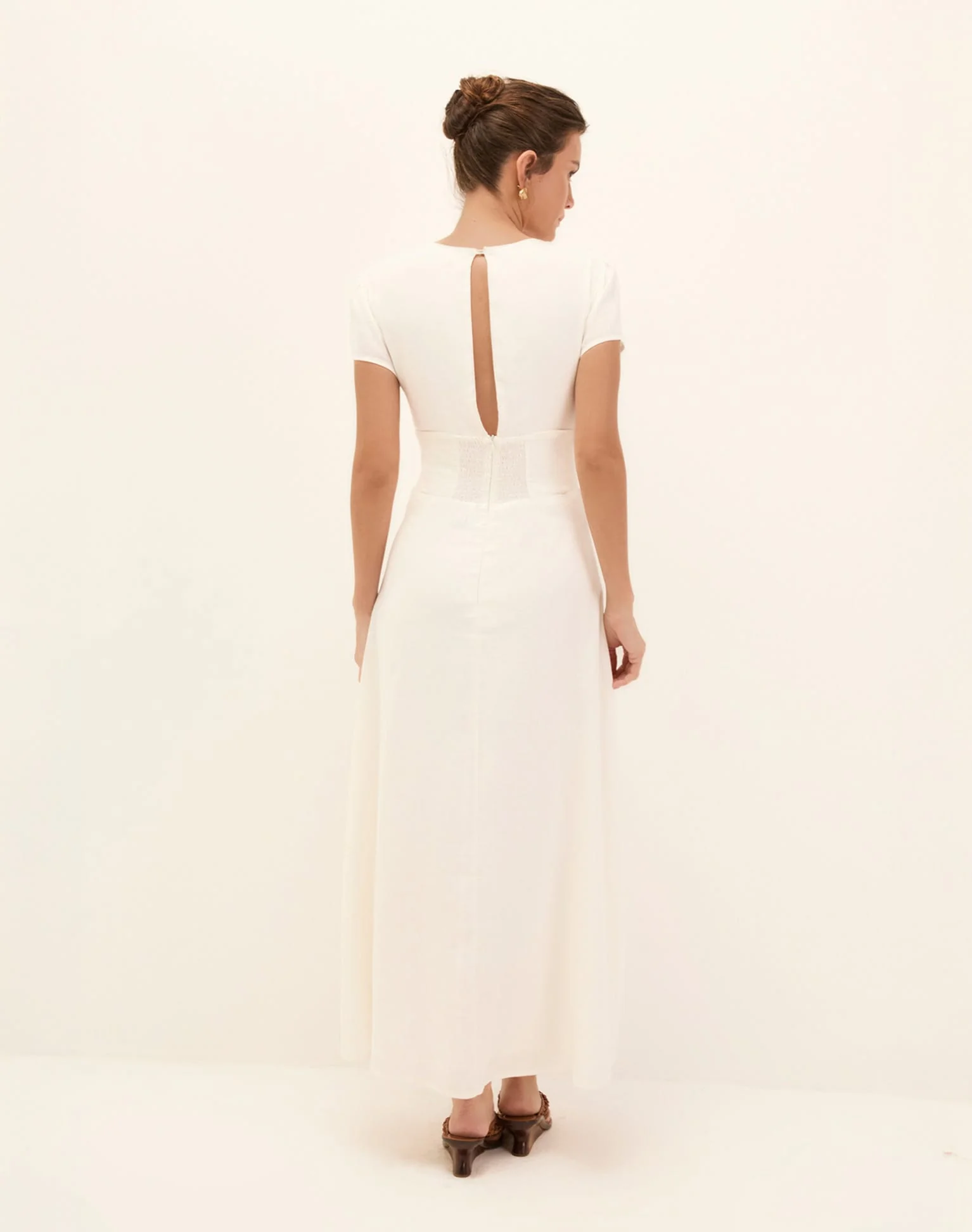 Nila Midi Dress - Off White