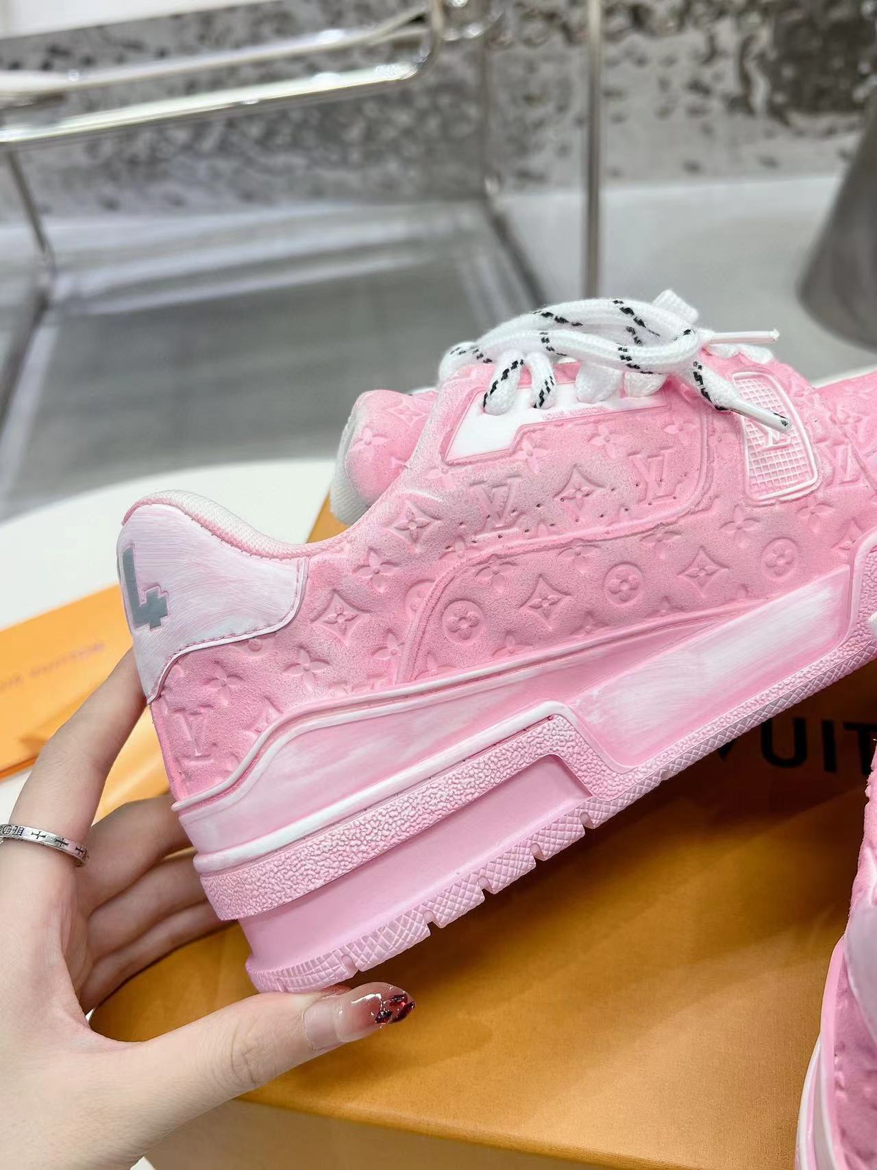 Classic Top quality Pink casual shoes LX-872166