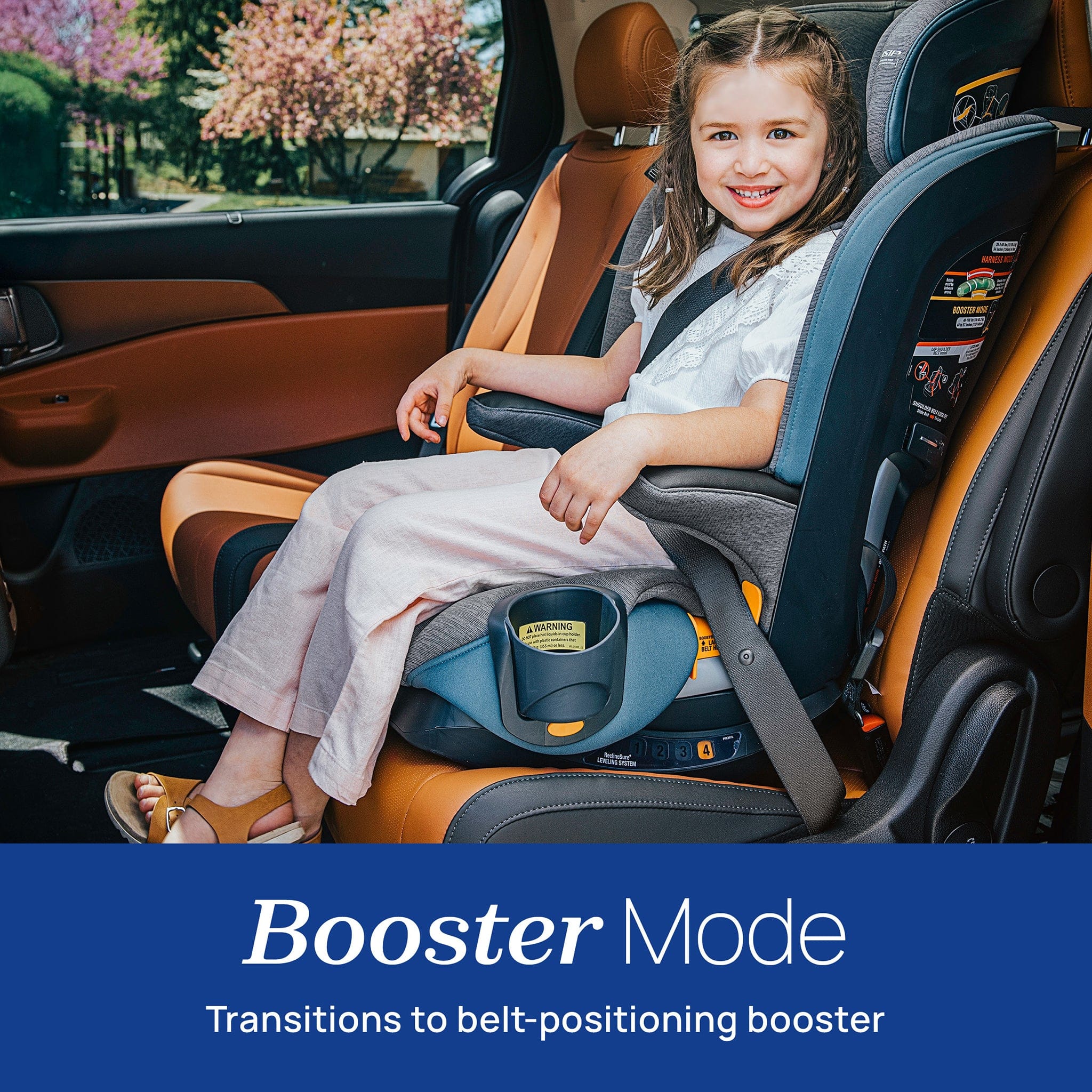 Chicco MyFit ClearTex Harness + Booster Car Seat - Obsidian