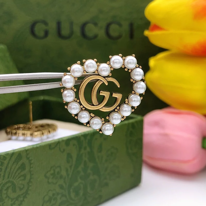 Fashion Pearls Hearts earrings ED-931255