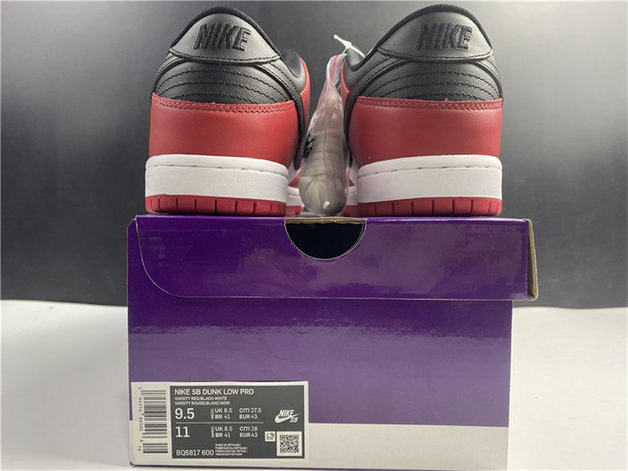 NK SB Dunk Low J-Pack Chicago BQ6817-600