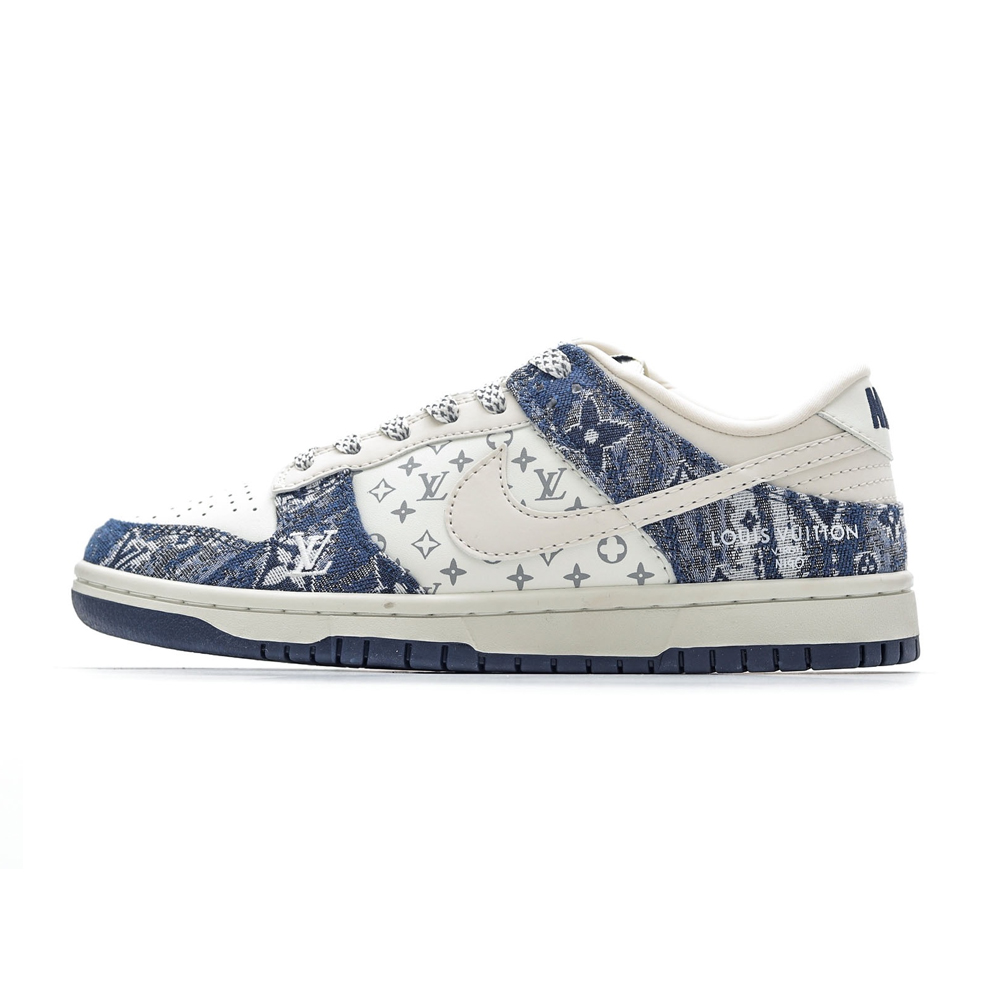 NK SB Dunk Low x Lois Vuton Monogram Denim Blue NNL24112202