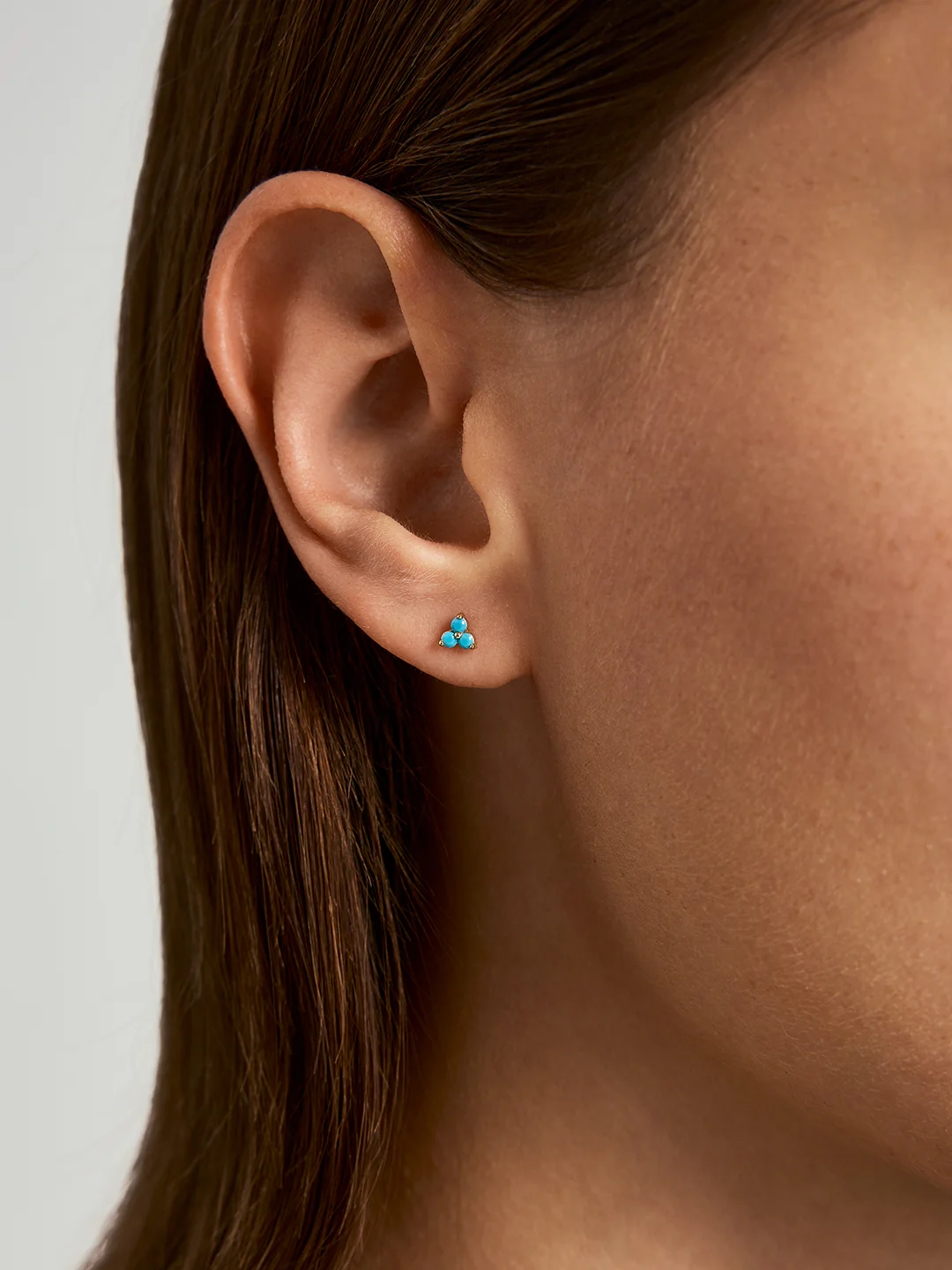 Trio Turquoise Studs