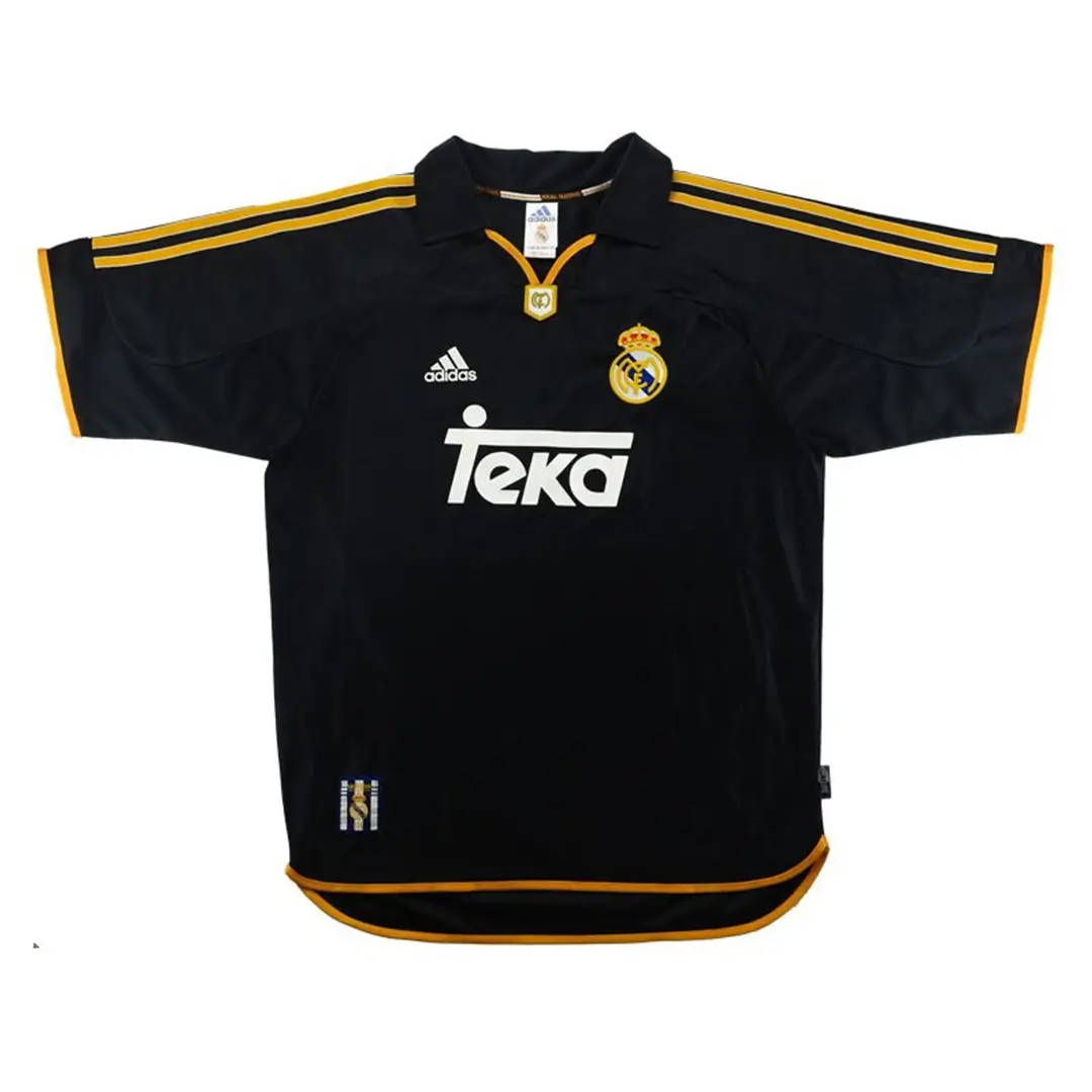 RAUL #7 Real Madrid 1999/01 Away Retro Football Jersey