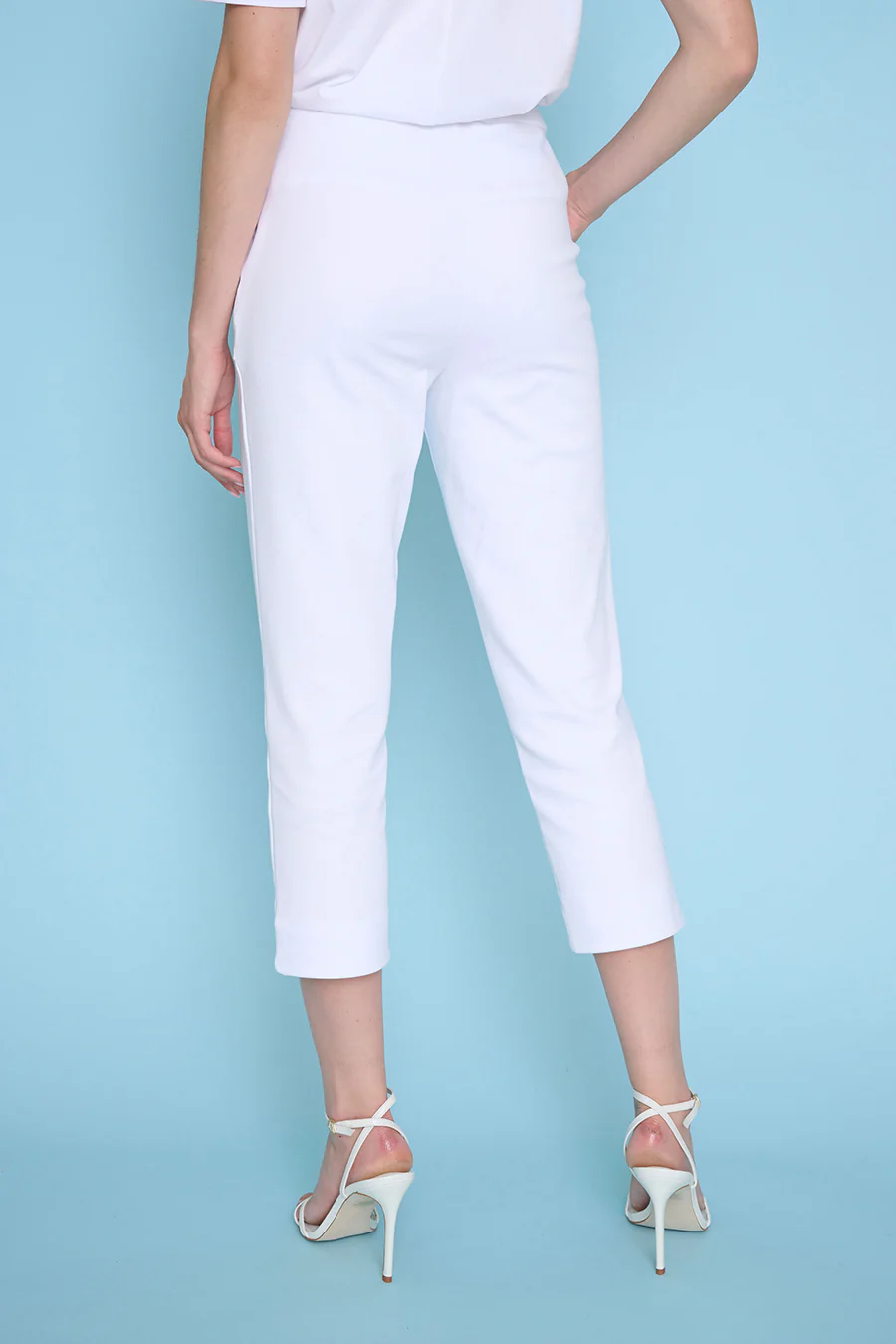 Capri Length Pants with Slits