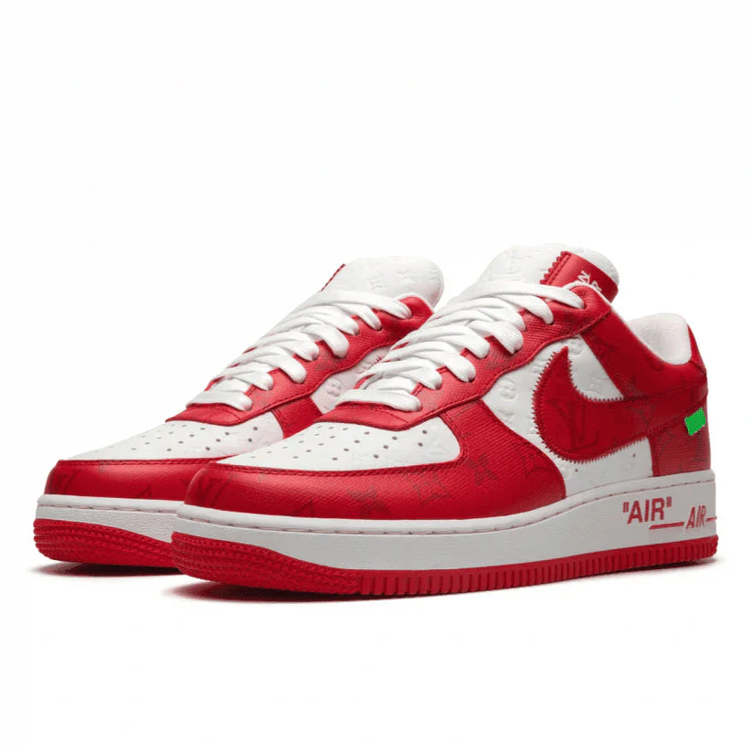 LV x NK Air Force 1 Low ‘By Virgil Abloh White/Red’