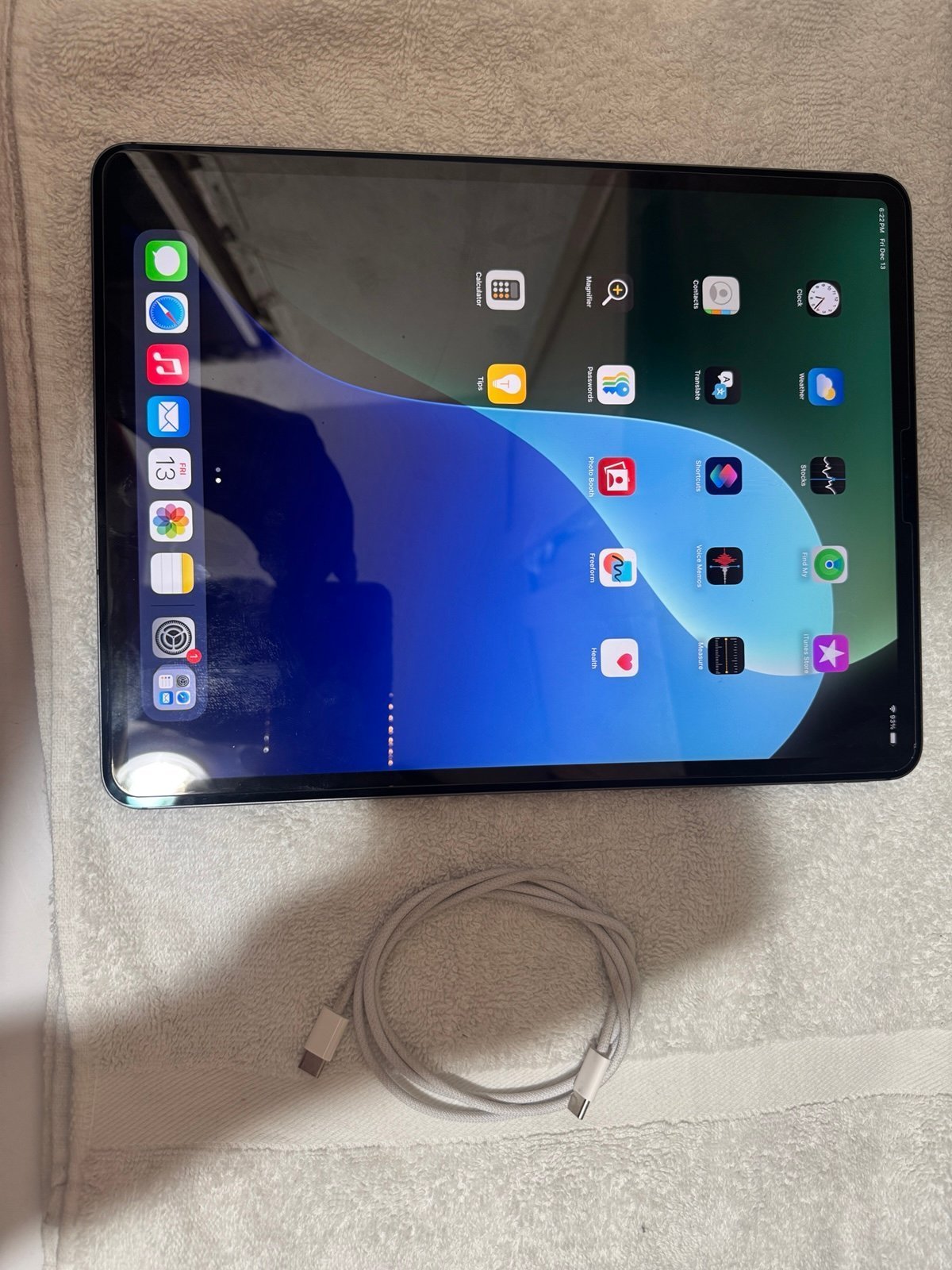 APPLE iPAD PRO 12.9” 4TH GEN 256GB UNLOCKED CARRIER UNLOCKED 3O38