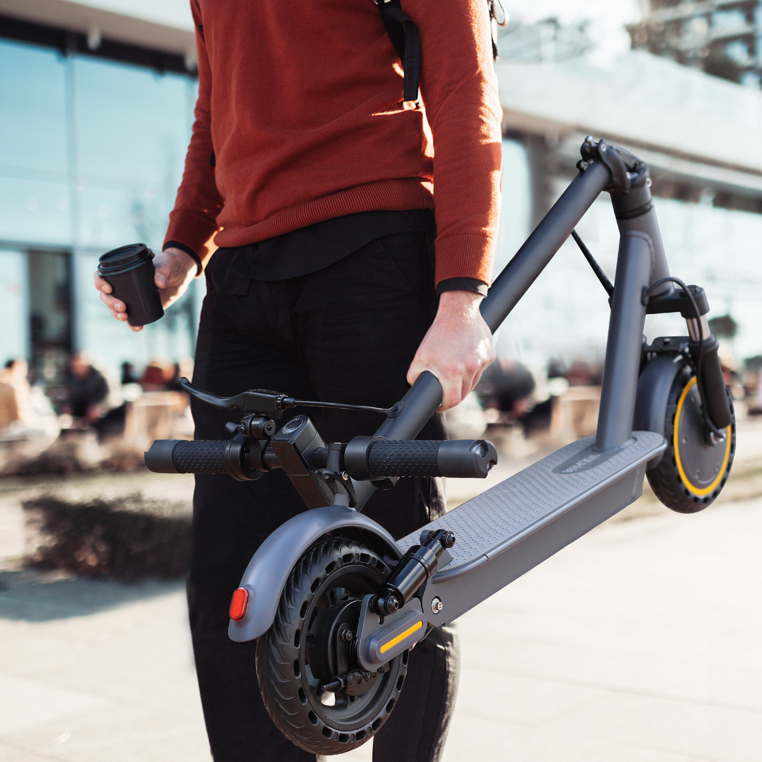 Volpam SPT7 Electric Scooter 350W Dual Suspension Turn Signals Foldable-US