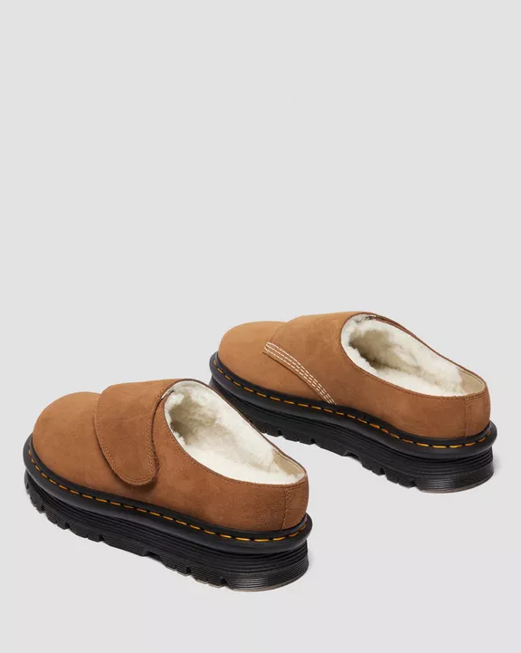 Zebzag AnyWair Warm Lined Suede Mules