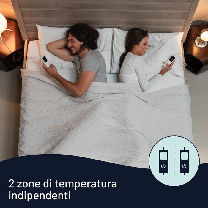 IMETEC - COMFORT 2T 50% LANA E MERINO 150X160-bianco