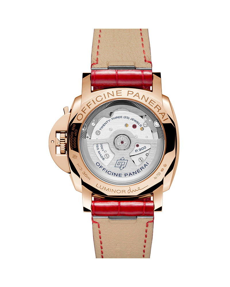 PANERAI PICCOLO DUE MADREPERLA, 38 MM, ROSE GOLD