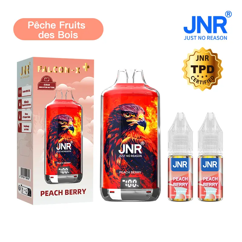 JNR Falcon X⁺ (Falcon X Plus) 28000 Puffs - Kit Pod Remplissable et Rechargeable - Vape Grok