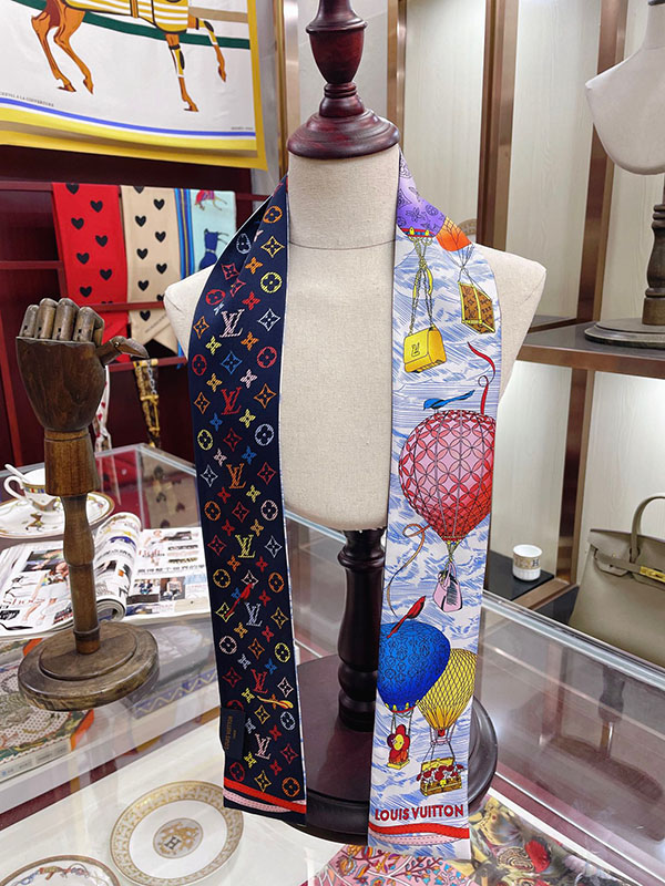 120x8cm balloon Embroidery Handbag Ribbon Scarf Neck Bow WJ-987020