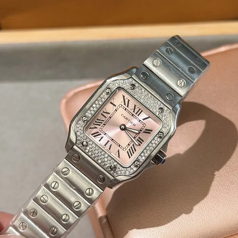 7Colors 27×34.5×7.4mm Roman numeral hour markers Quartz Movement Woman’s Watch WB-6642030