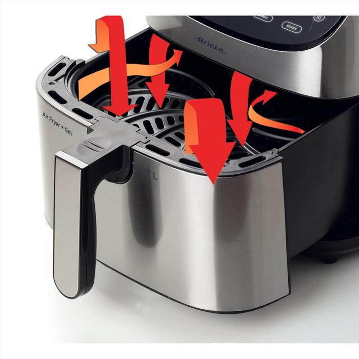 ARIETE - Friggitrice ad aria 4628-acciaio inossidabile