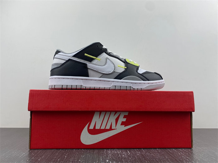 NK Dunk Low Scrap Wolf Grey Light Lemon Twist DC9723-001