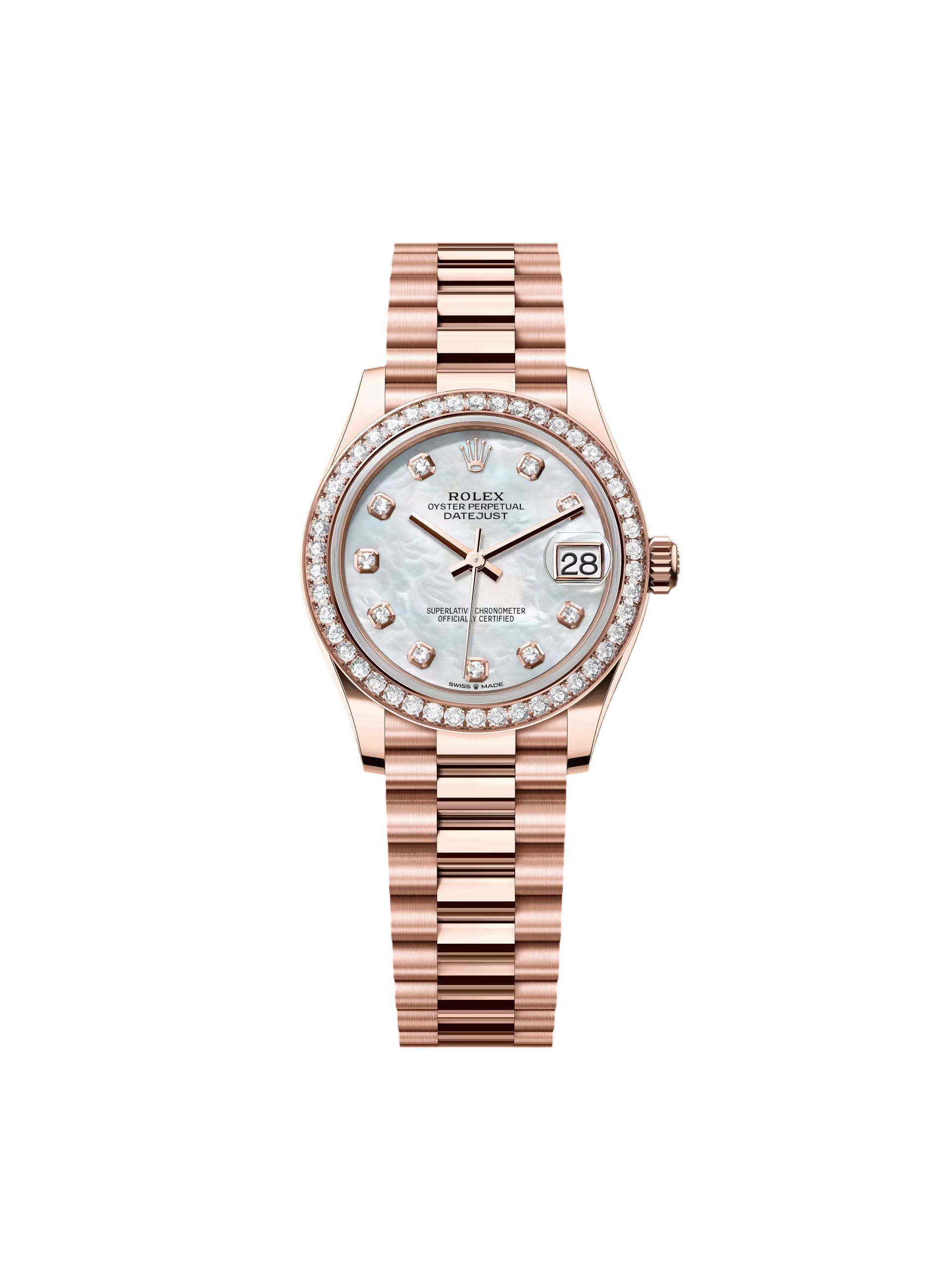 Rolex Datejust m278285RBR-0005 Mother-of-Pearl 31mm Dial