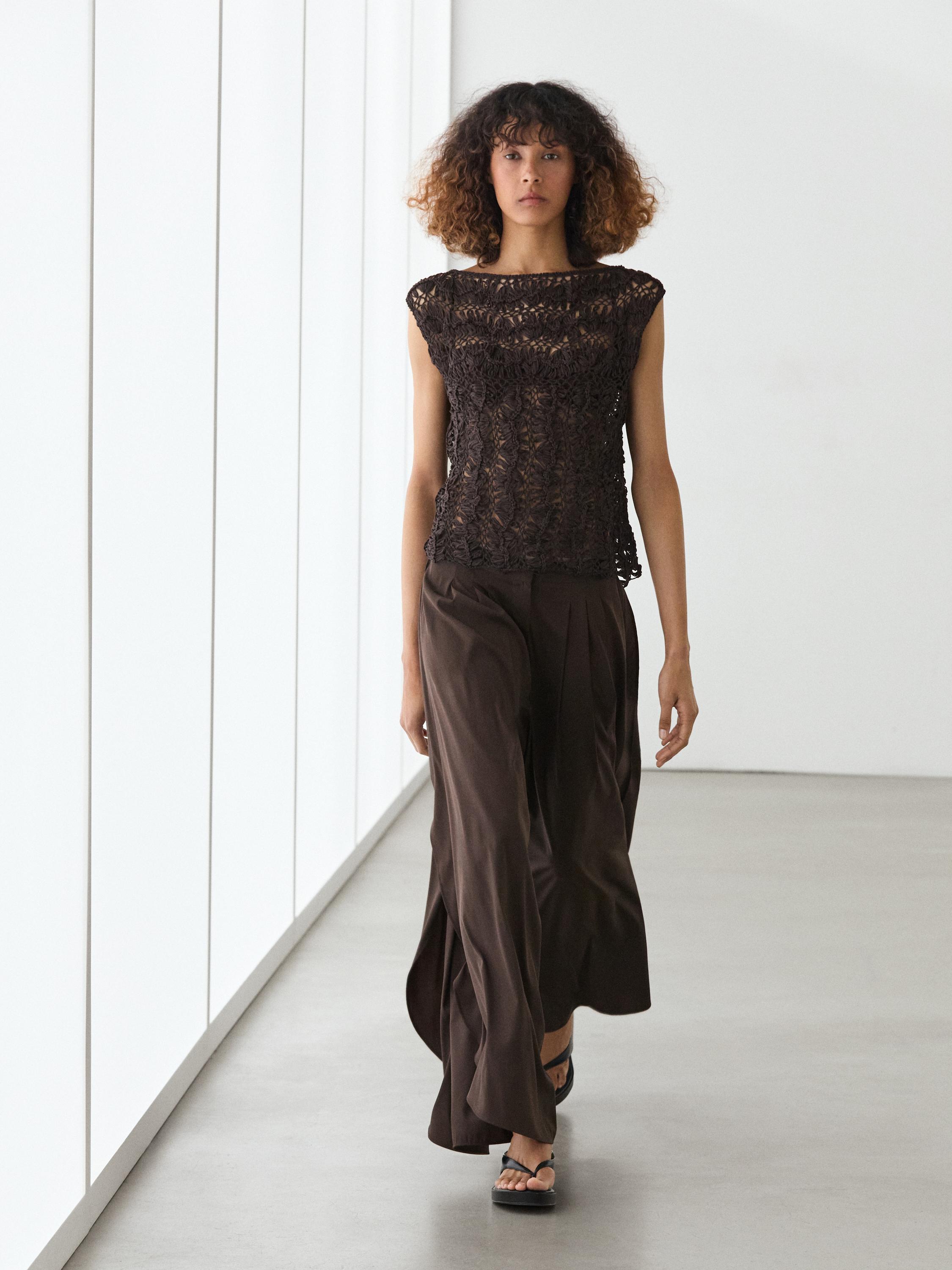 Top punto crochet
