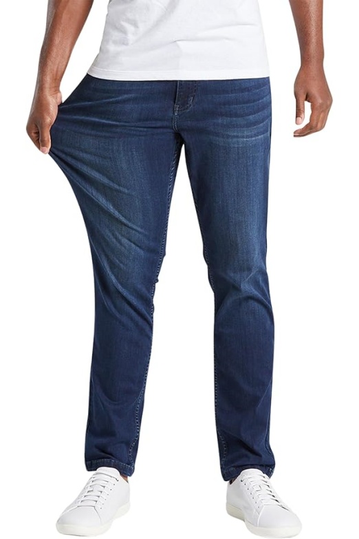 Mens Jeans, Classic Fit, Stretch Denim Jeans for Men