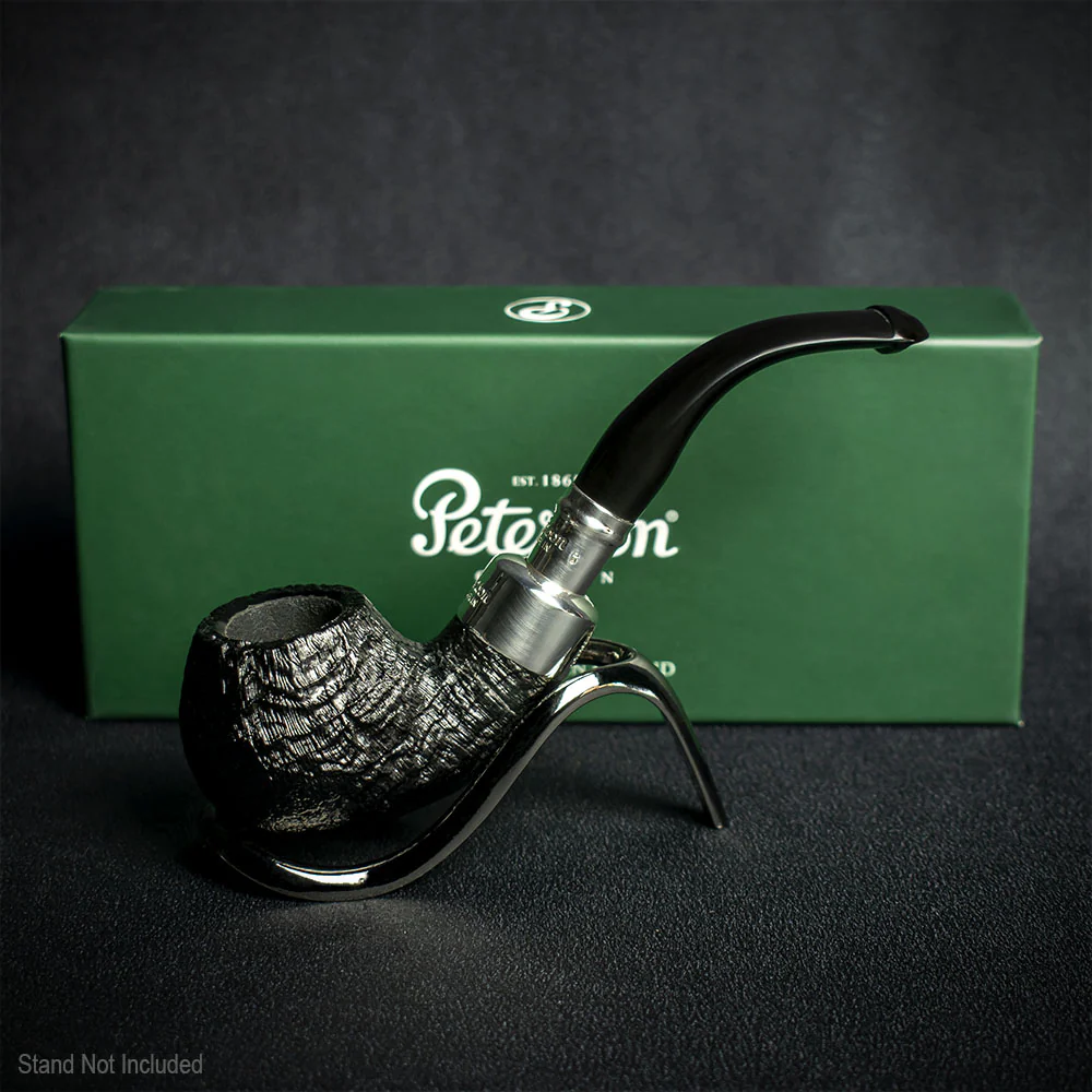 Peterson of Dublin System Spigot Sandblasted Briar Pipe - Shape 303