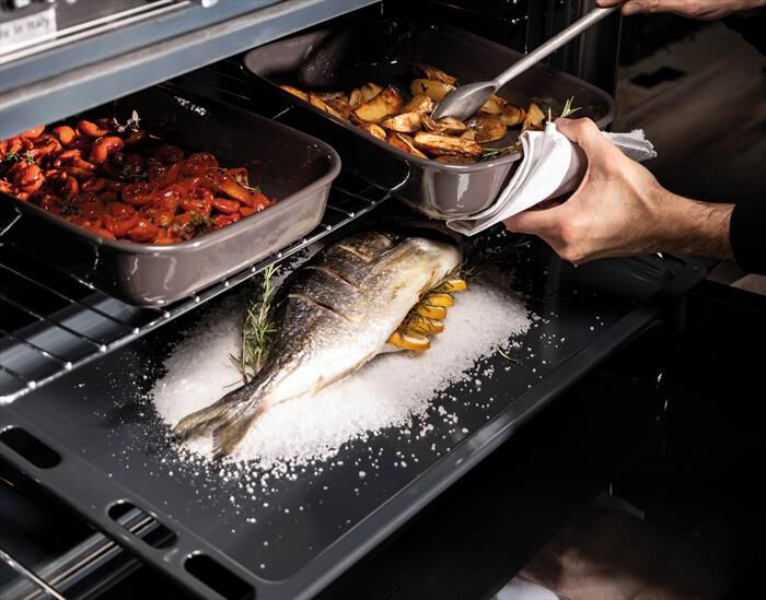 GLEM GAS - Cucina a gas AR965GX Classe A-Bianco