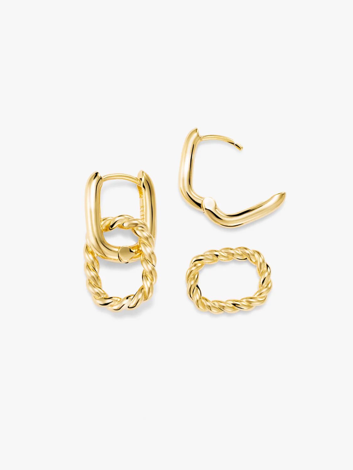 Oval Interlock Drops