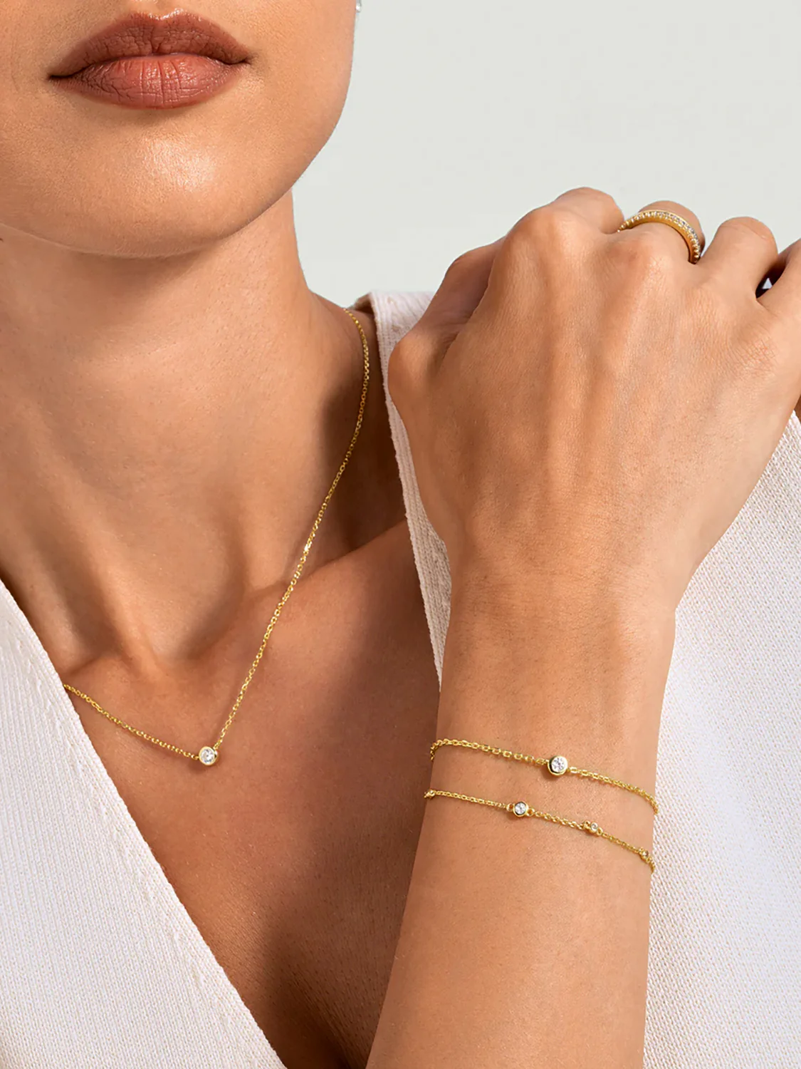 Bezel Diamond Bracelet