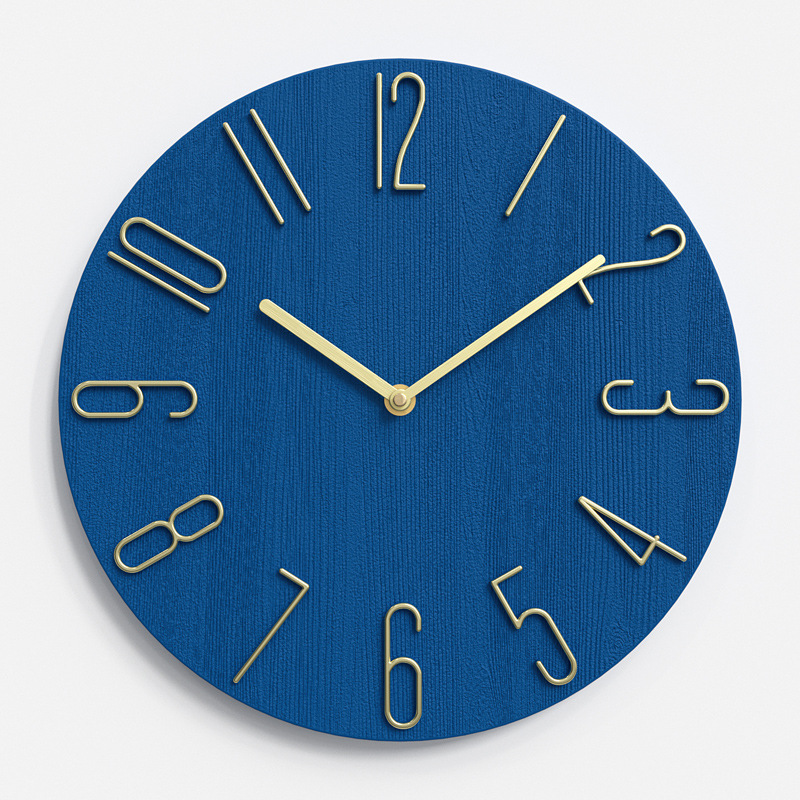 Silent Wall Clock with Automatic Time-setting for Home Decor - LIORQUE