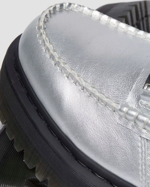 Penton II Quad Metallic Leather Loafers