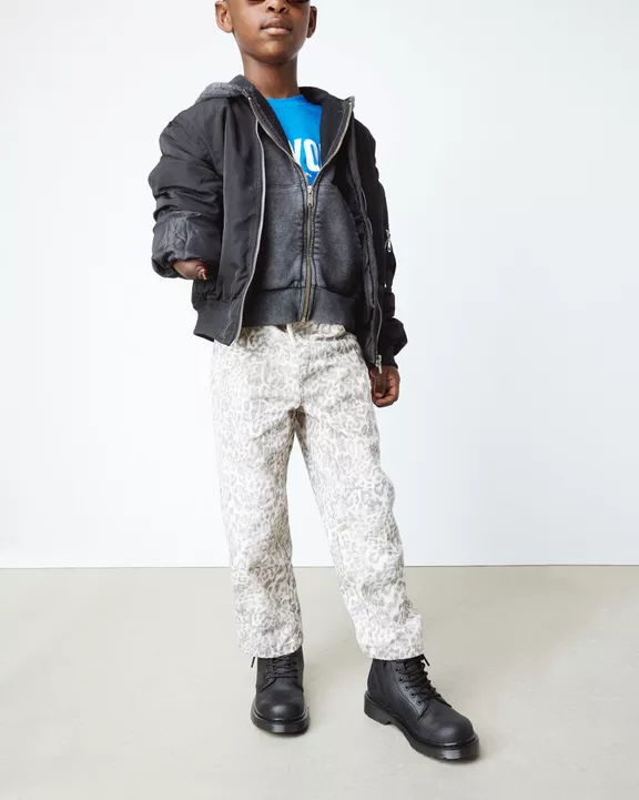 Junior 1460 Serena Faux Fur Lined Leather Boots