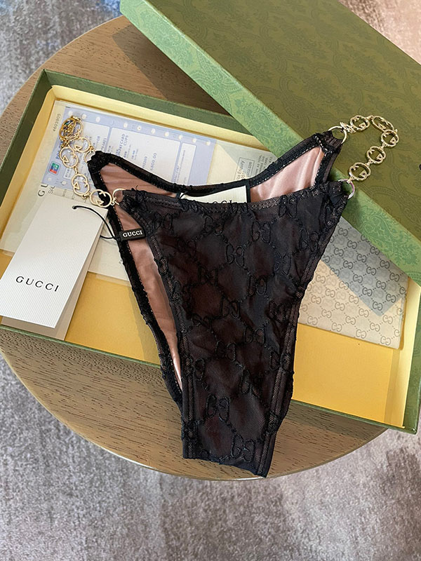 Sexy Bikini halter top Swimsuits with metal buckle chains YY-925445