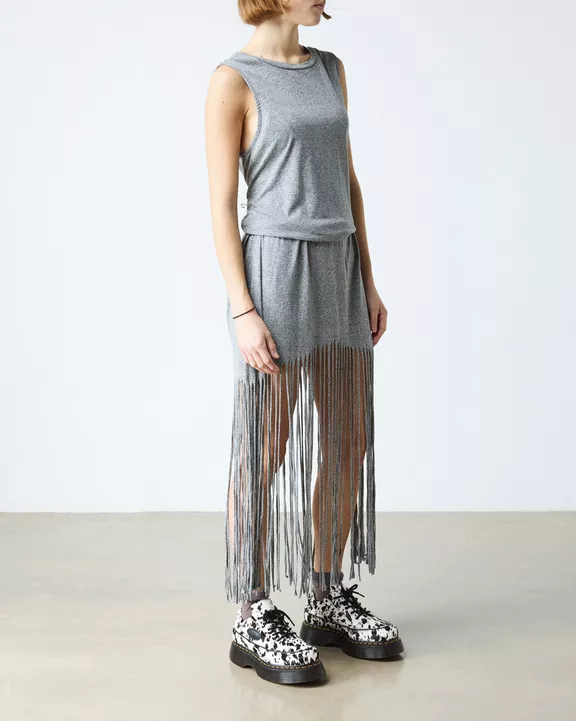 Buzz 5-Eye Dalmatian Hair On Leather Shoes