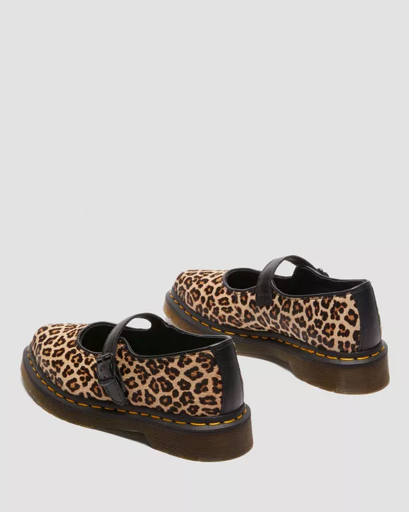 Elphie leopard Mary Jane shoes