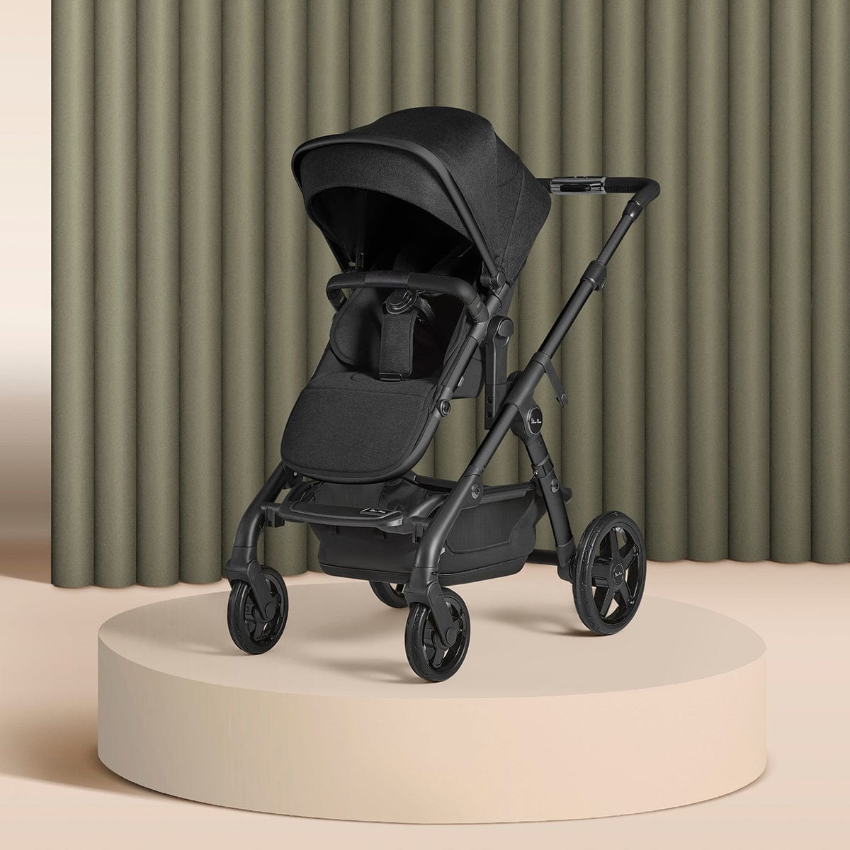 Silver Cross Wave Single-to-Double Stroller - Onyx