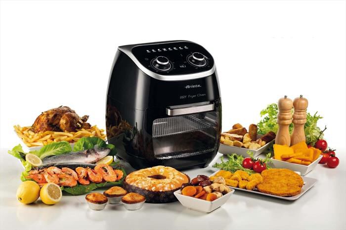 ARIETE - 4619 Airy Fryer Oven Friggitrice ad aria+Forno 11L-Nero