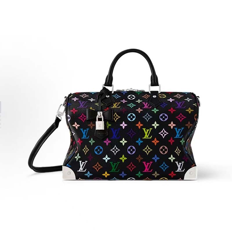 2Colors New Big: 11.8″x8.3″x6.7″ Small: 9.8″x7.5″x5.9″ flowers Leather Handbag With Adjustable Strap BB-928088
