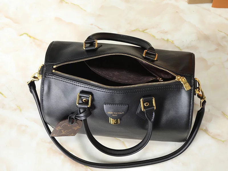 12.2″x8.3″x6.7″ Charm Genuine Leather Tote bag with adjustable straps BB-9211013