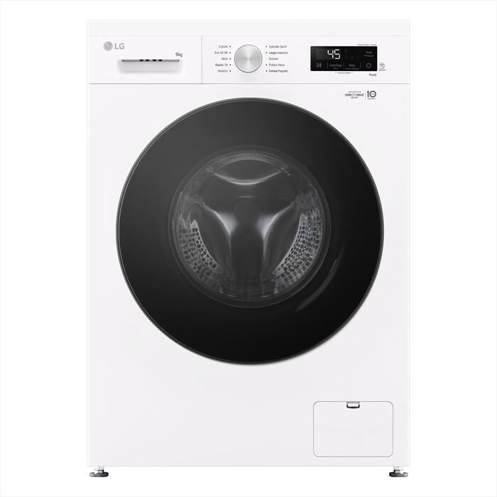 LG - Lavatrice AI DD F4NX1009NWB SERIE X1 9kg Classe A-Ivory White