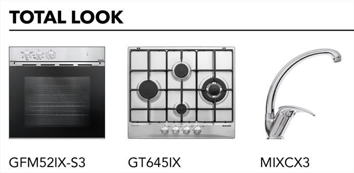 GLEM GAS - Lavello lineare GL216IXS 2 vasche-Inox