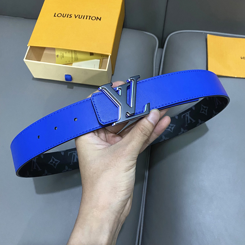 Fashion Top quality steel Buckle Belt Wide-4cm Real Leather reversible Belt PD-862135