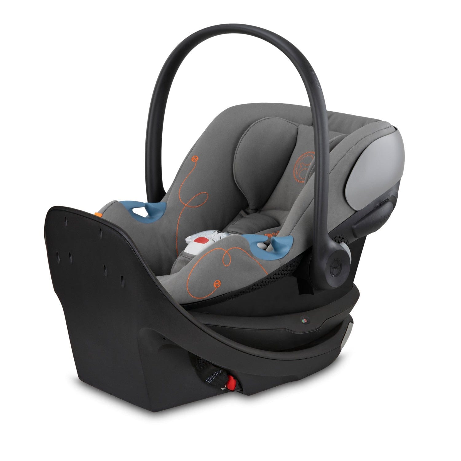 Cybex Aton G Swivel SensorSafe Rotating Infant Car Seat - Lava Grey